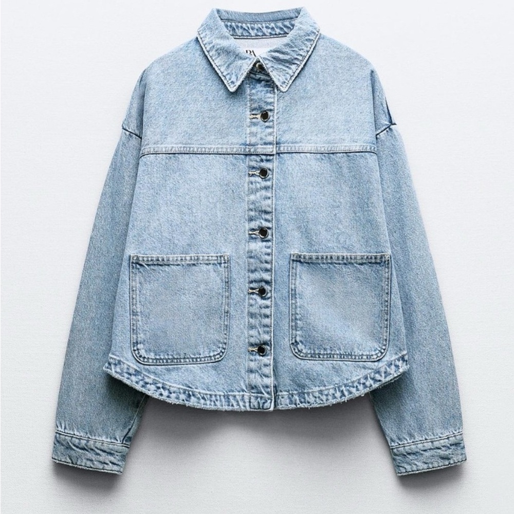 Zara Light Blue Denim Jacket